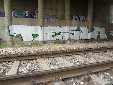 Graffiti Wall - Photo by Opakboy - tesla, opak, crew