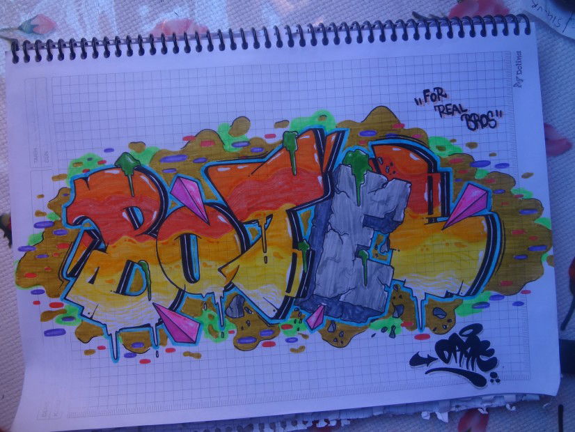 Graffiti Sketch - Photo by Opakboy