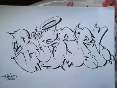 Graffiti Sketch - Photo by Opakboy