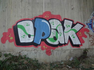 Graffiti Bombing in Adana - Photo by Opakboy - opak, crew (2012)