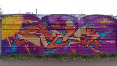 Graffiti Wall in Toruń - Photo by Opis - Nerds, Nerdscrew, Opis (2017)