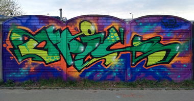 Graffiti Wall - Photo by Opis - Graffiti, Torun, Poland (2018)