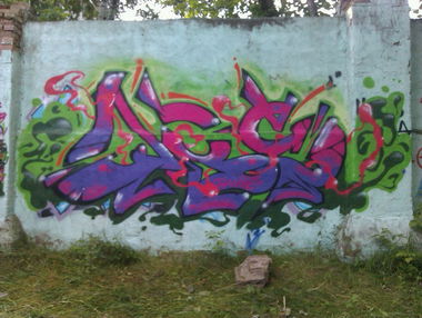 Graffiti Wall in Udelnaya - Photo by Orange