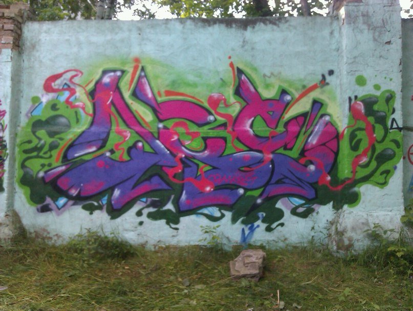 Graffiti Wall in Udelnaya - Photo by Orange
