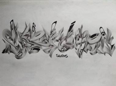 Graffiti Sketch - Photo by Orange