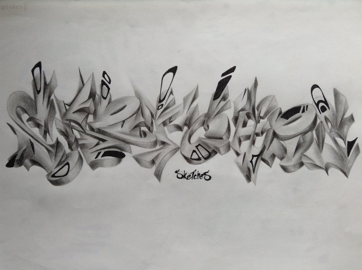 Graffiti Sketch - Photo by Orange