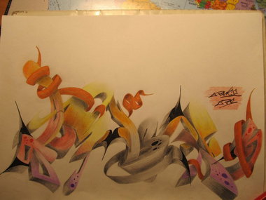 Graffiti Sketch - Photo by Orange