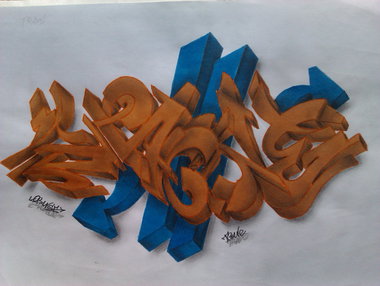 Graffiti Sketch - Photo by Orange