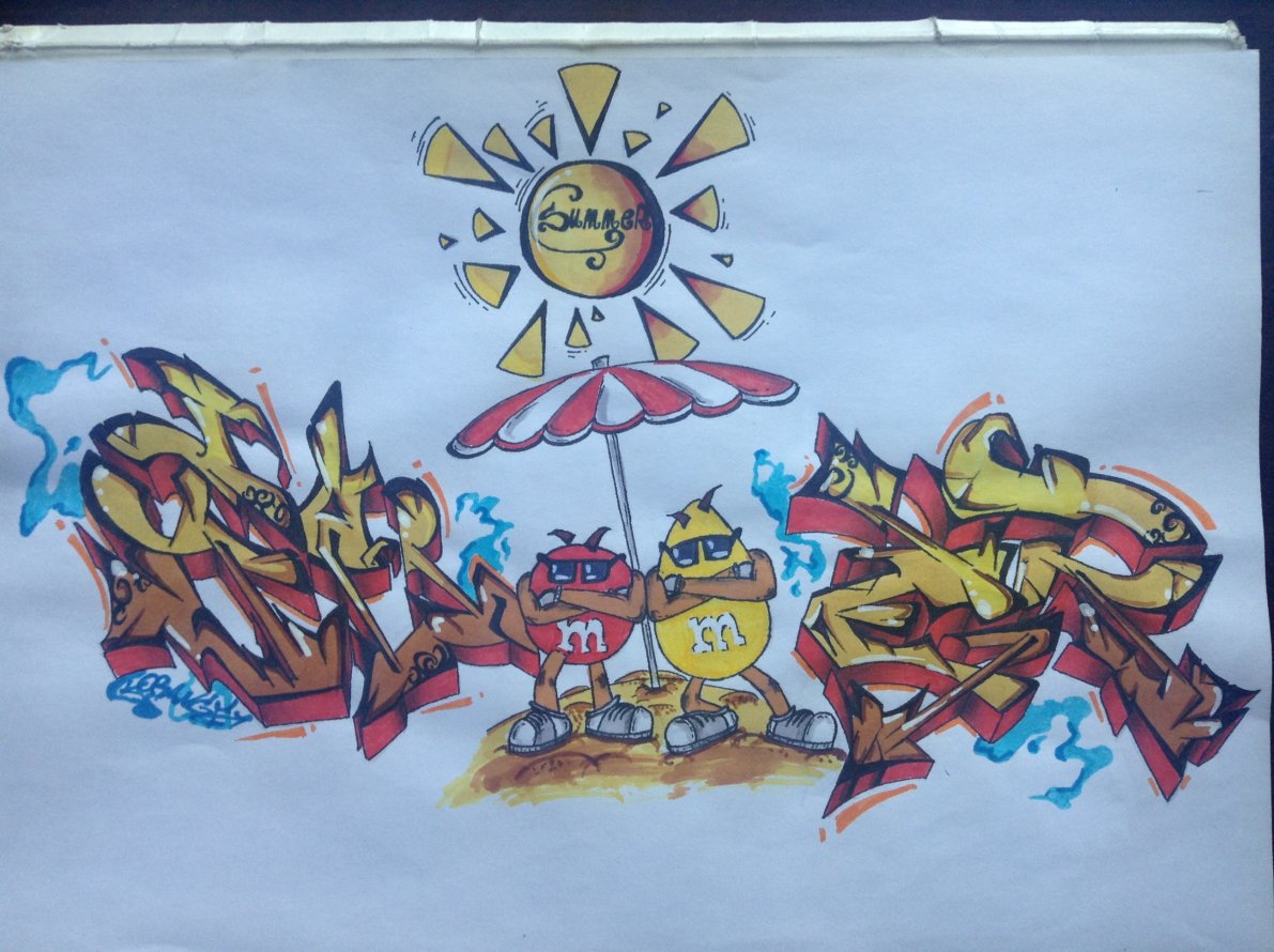 Graffiti Sketch - Photo by Orange