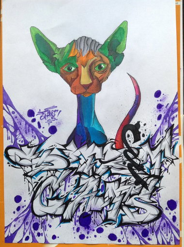 Graffiti Sketch - Photo by Orange