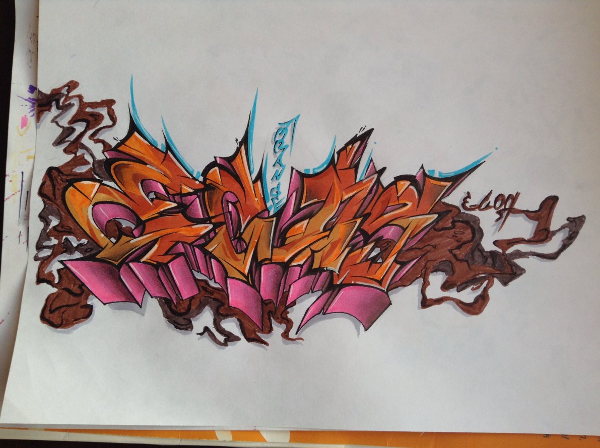 Graffiti Sketch - Photo by Orange