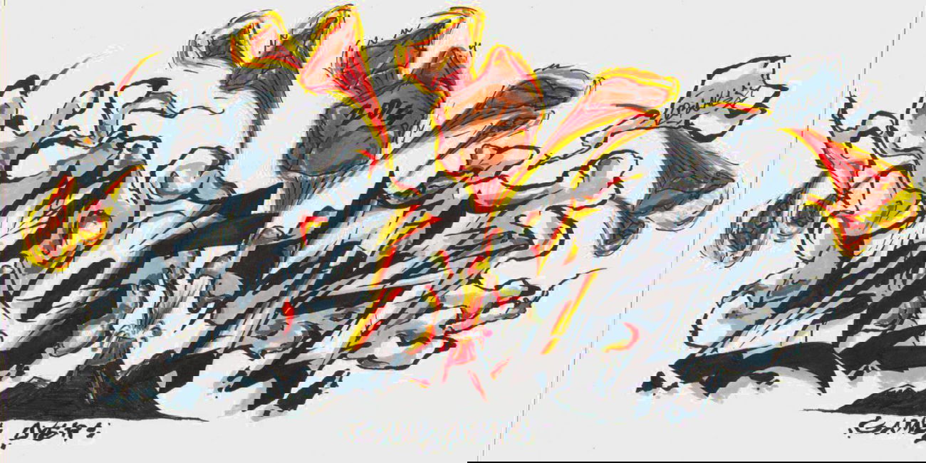 Graffiti Sketch - Photo by Orange