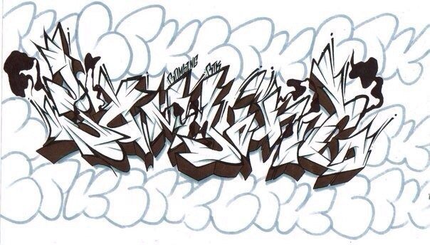 Graffiti Sketch - Photo by Orange