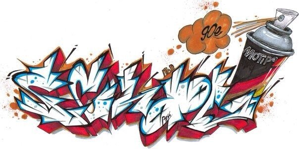Graffiti Sketch - Photo by Orange