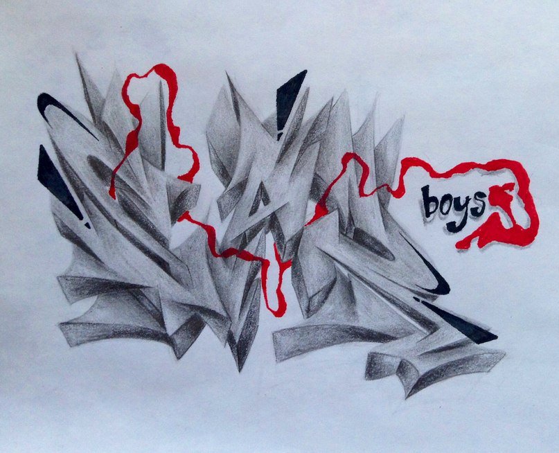 Graffiti Sketch - Photo by Orange