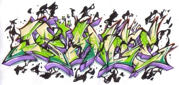Graffiti Sketch - Photo by Orange