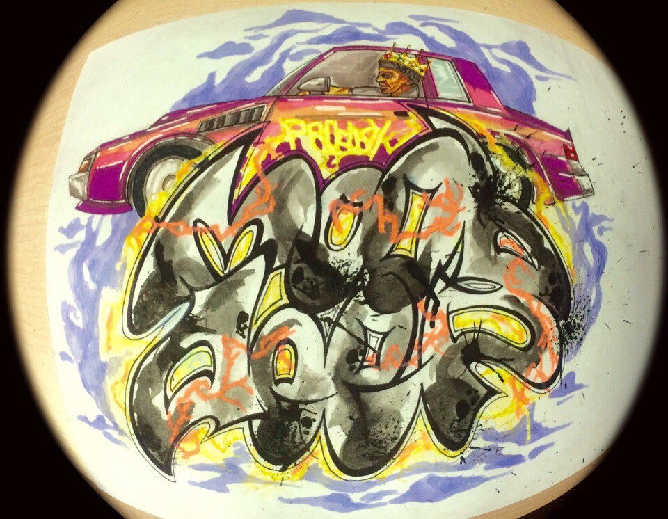 Graffiti Sketch - Photo by Orange