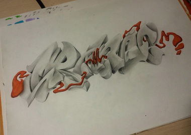 Graffiti Sketch - Photo by Orange