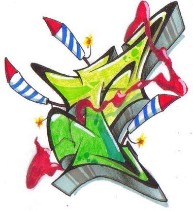 Graffiti Sketch - Photo by Orange