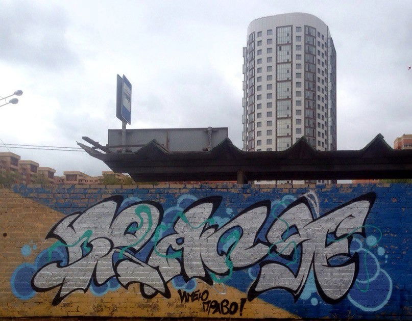 Graffiti Bombing - Photo by Orange