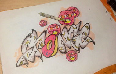 Graffiti Sketch - Photo by Orange