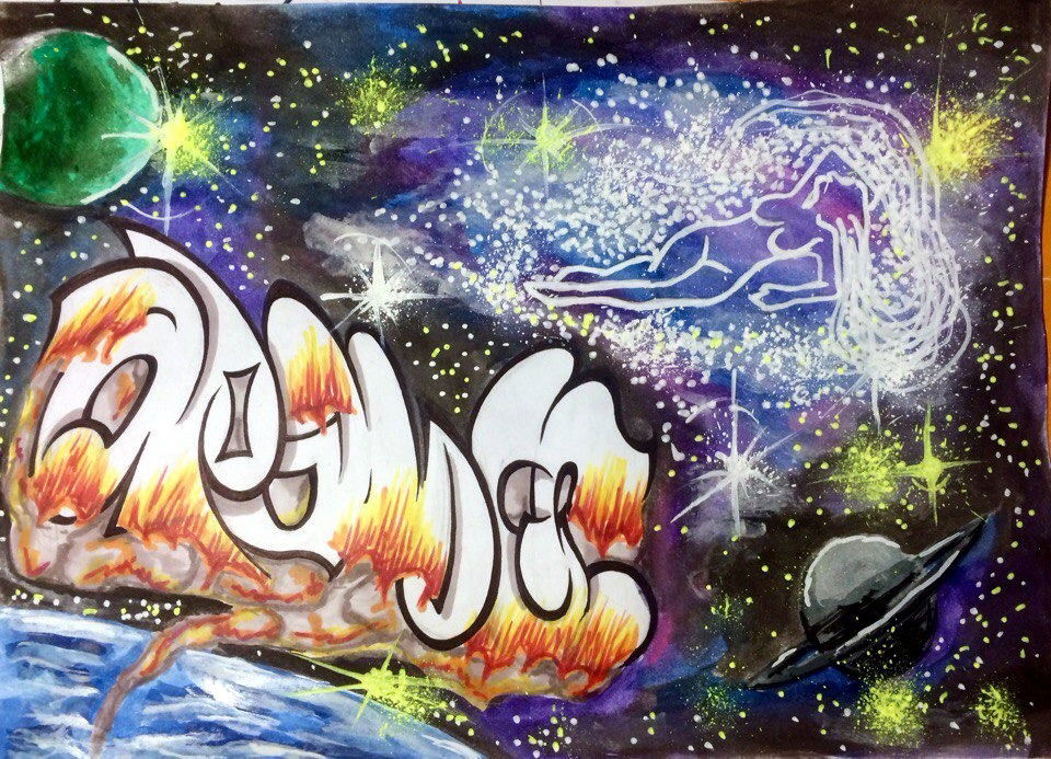 Graffiti Sketch - Photo by Orange