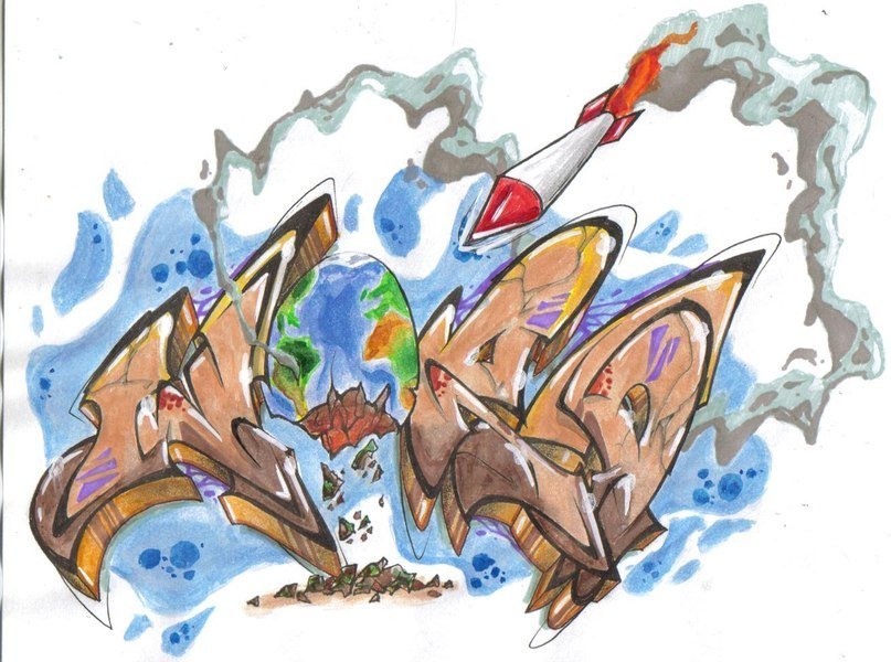 Graffiti Sketch - Photo by Orange