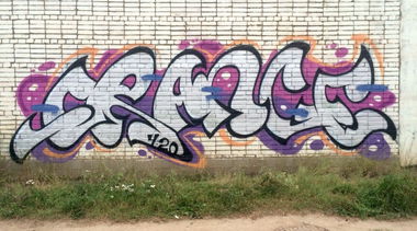 Graffiti Bombing - Photo by Orange