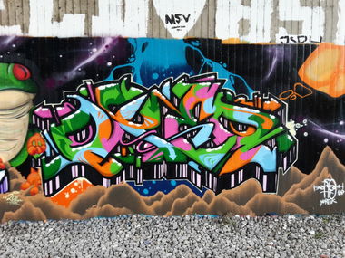 Graffiti Wall - Photo by OreoOne - Oreo, uad, graffiti (2016)