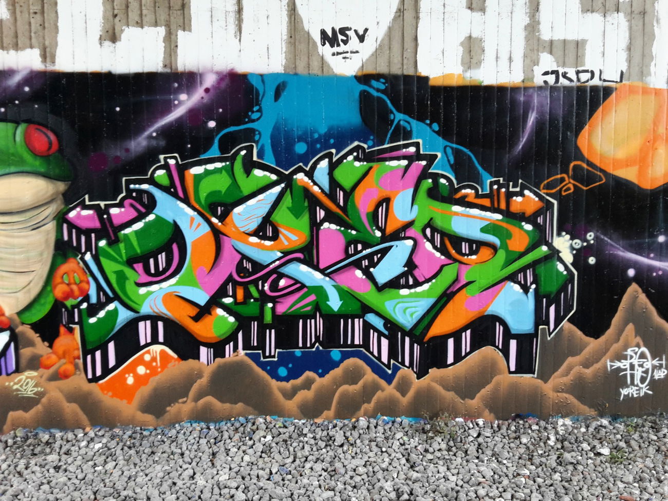 Graffiti Wall - Photo by OreoOne - Oreo, uad, graffiti (2016)