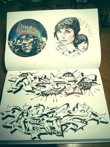 Graffiti Sketch in Blagoveshchensk - Photo by Orezoner - wert, 159, wert159 (2013)