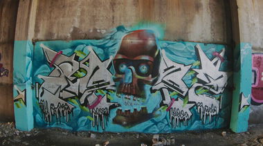 Graffiti Wall in Blagoveshchensk - Photo by Orezoner - trbs, molotow, cowboy (2013)