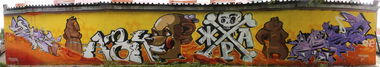 Graffiti Wall in Blagoveshchensk - Photo by Orezoner - orez, jeka, elle (2012)