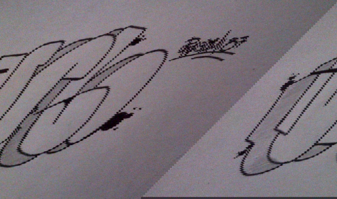 Graffiti Sketch - Photo by Origami87 - Turbo, Origami (2015)