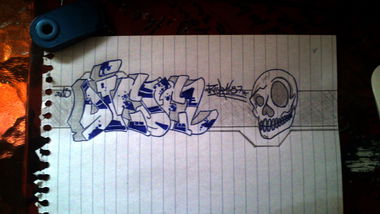 Graffiti Sketch - Photo by Origami87 (2015)