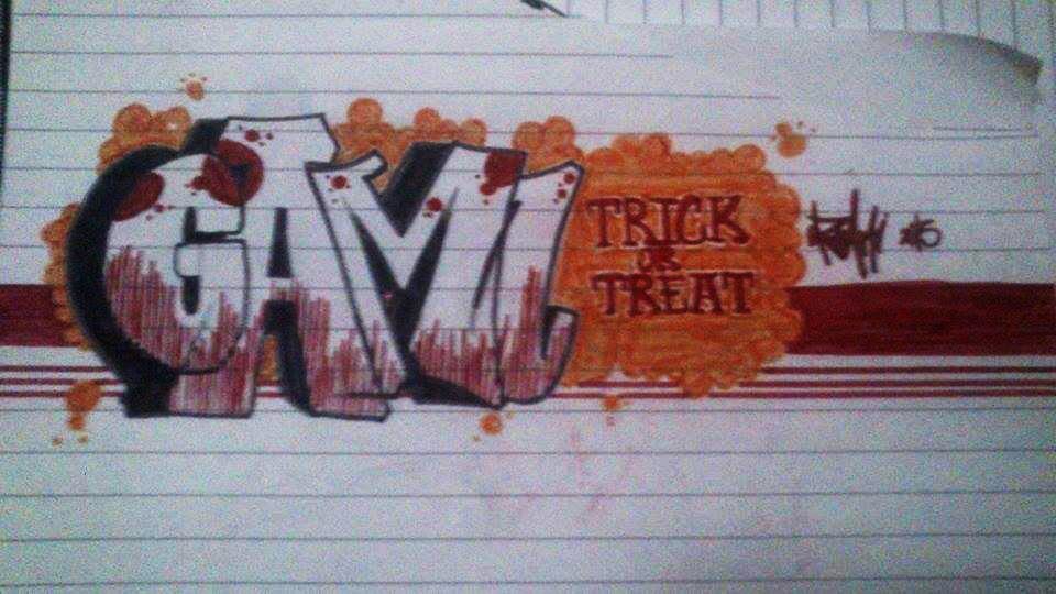 Graffiti Sketch - Photo by Origami87 (2015)