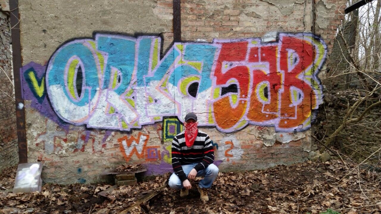 Graffiti Bombing - Photo by Orkaorka - ORKA (2015)
