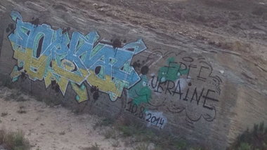 Graffiti Bombing - Photo by Orkaorka - ORKA (2014)