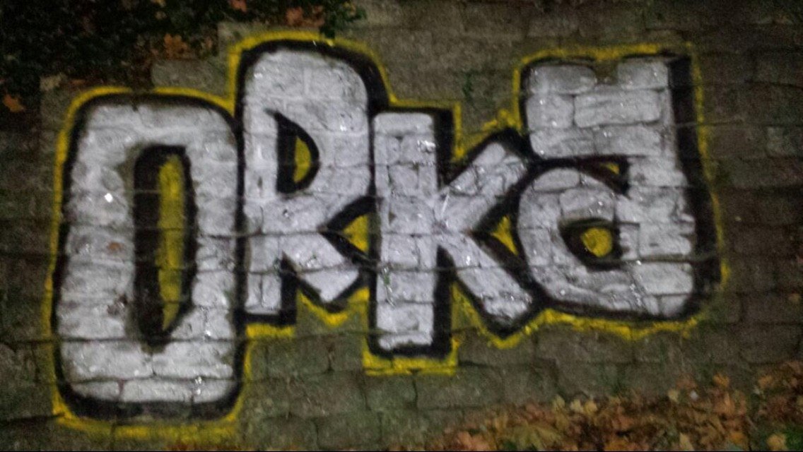 Graffiti Bombing - Photo by Orkaorka - ORKA (2015)