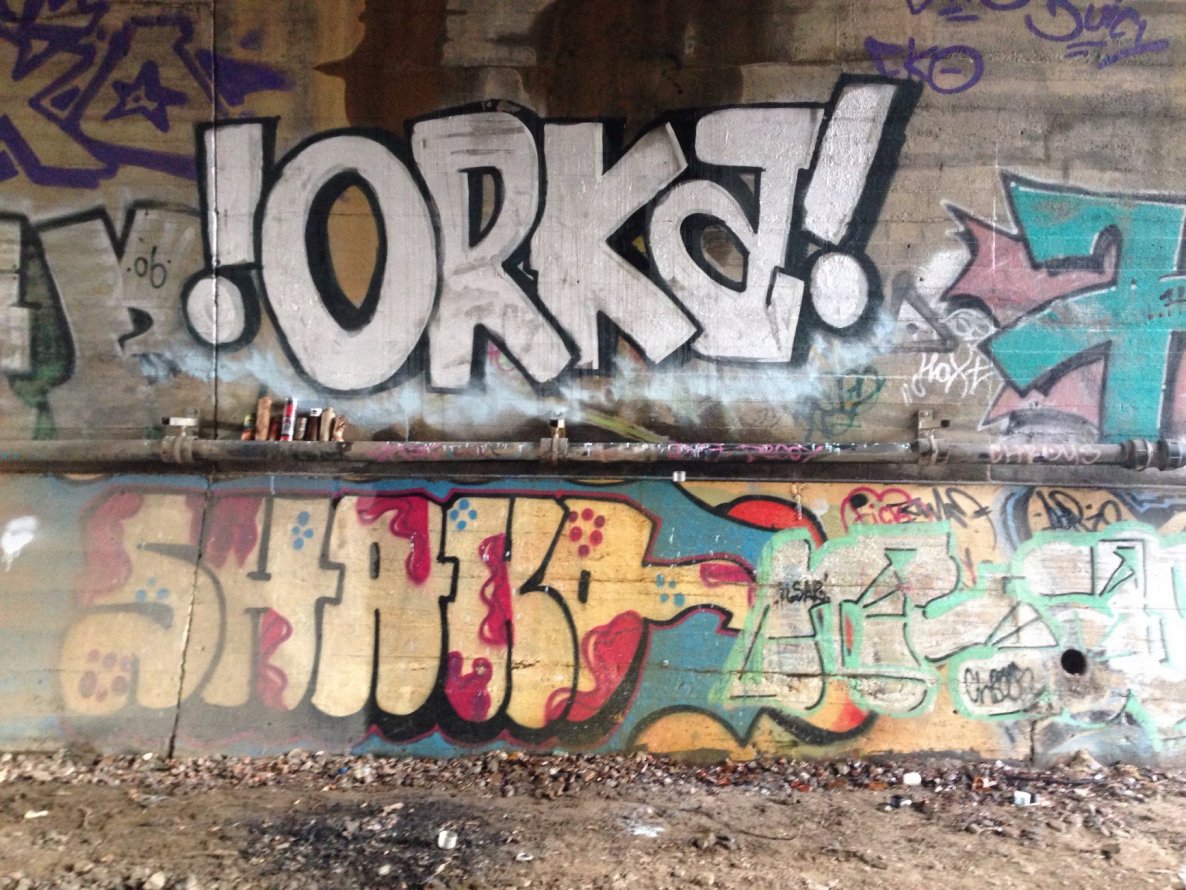 Graffiti Bombing - Photo by Orkaorka - ORKA (2015)