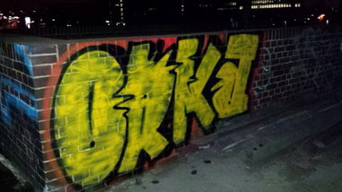 Graffiti Bombing - Photo by Orkaorka - ORKA (2015)