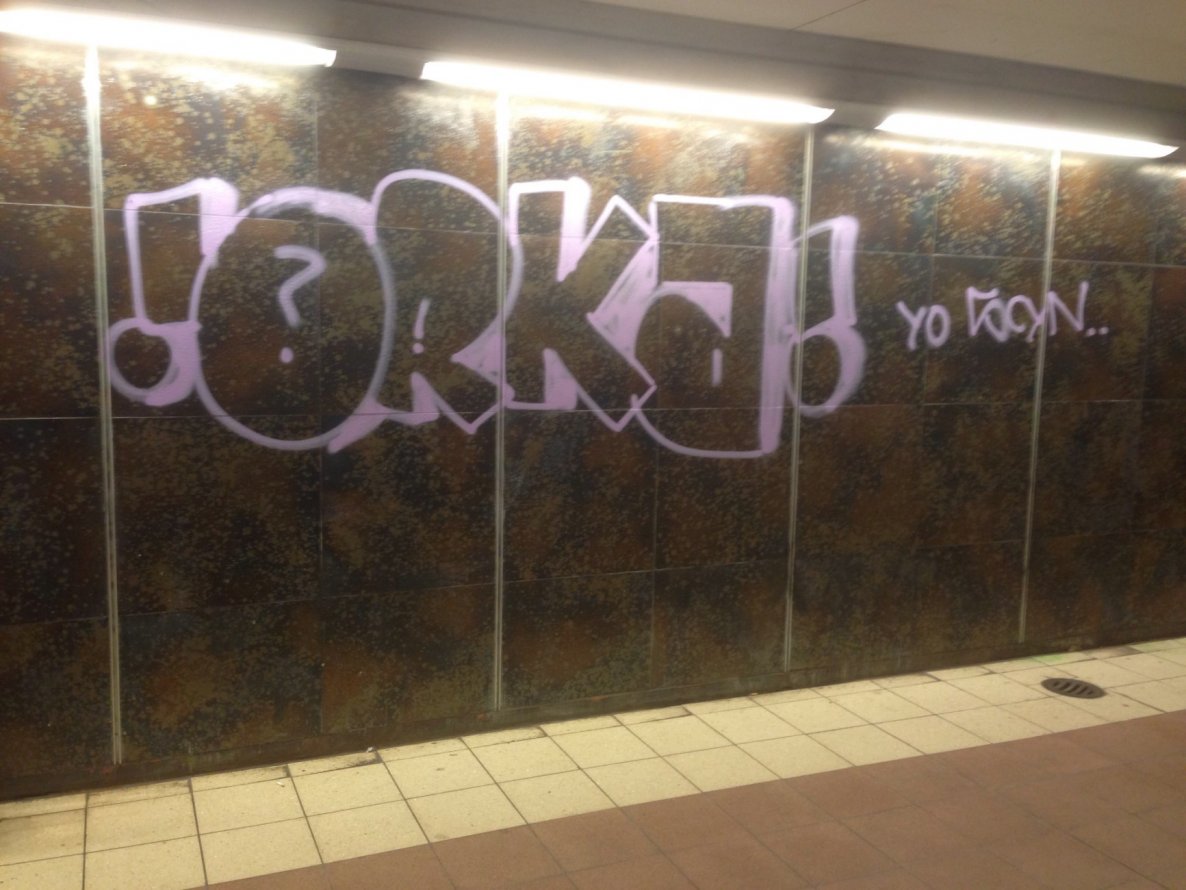 Graffiti Bombing - Photo by Orkaorka - ORKA (2015)