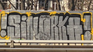 Graffiti Bombing - Photo by Orkaorka - ORKA (2014)