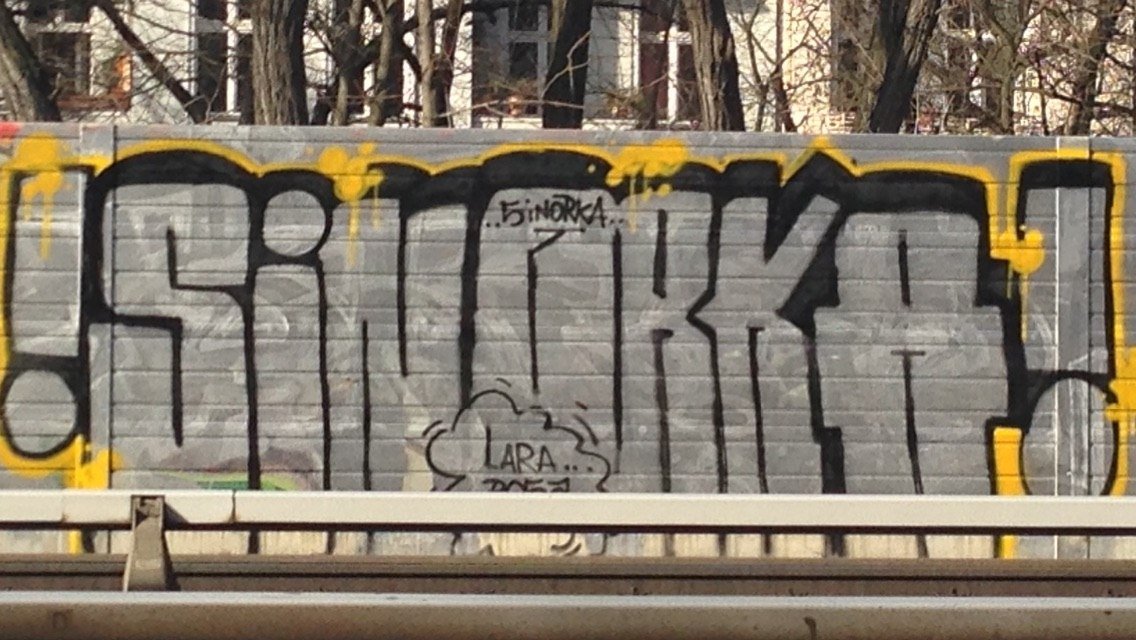 Graffiti Bombing - Photo by Orkaorka - ORKA (2014)
