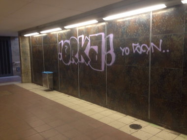 Graffiti Bombing - Photo by Orkaorka - ORKA (2015)