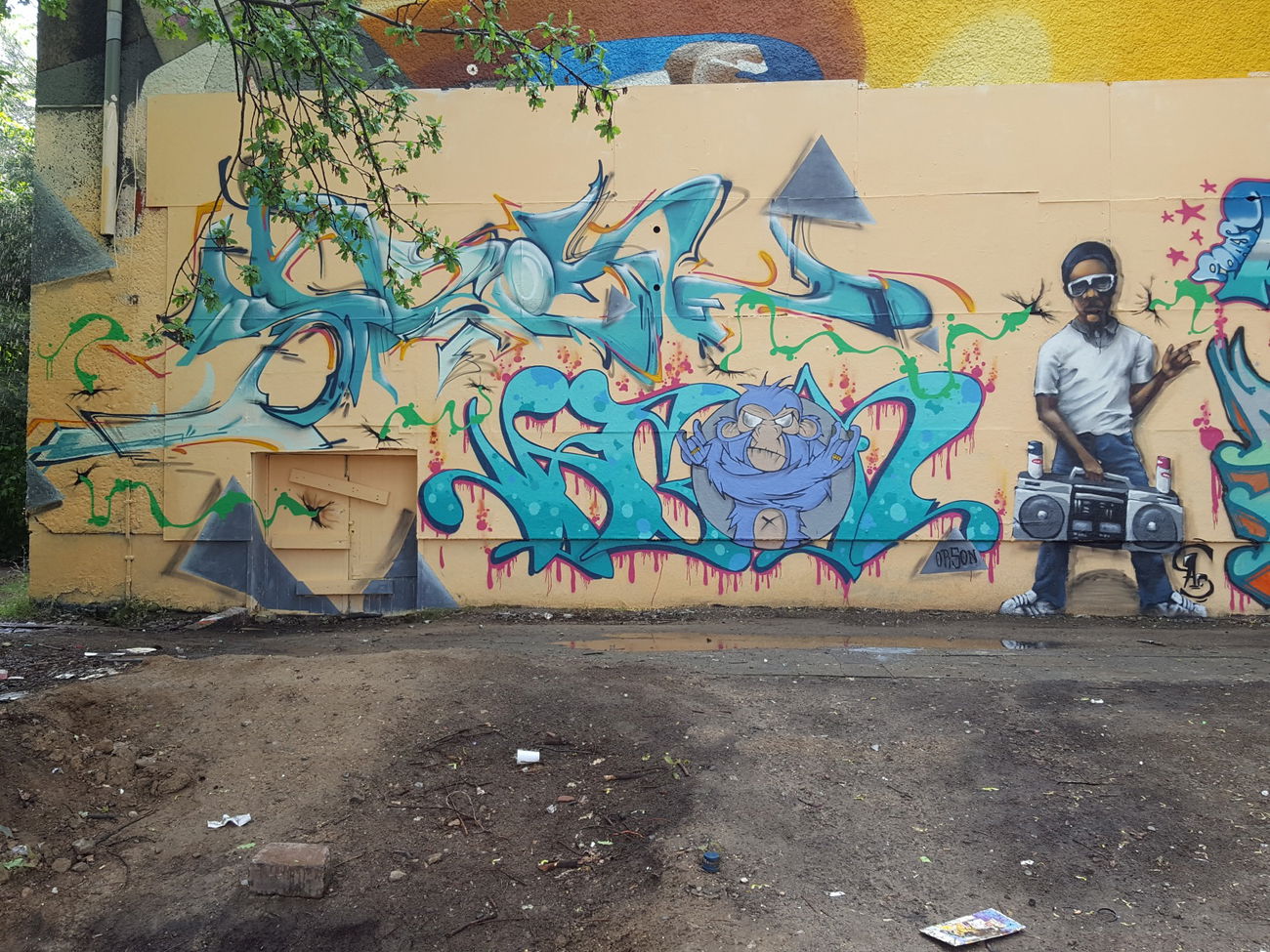 Graffiti Wall - Photo by Orson - Koone-Orson-Sydney, Arnold (2016)