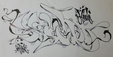 Graffiti Sketch - Photo by Orson (2016)