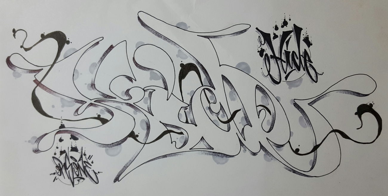 Graffiti Sketch - Photo by Orson (2016)