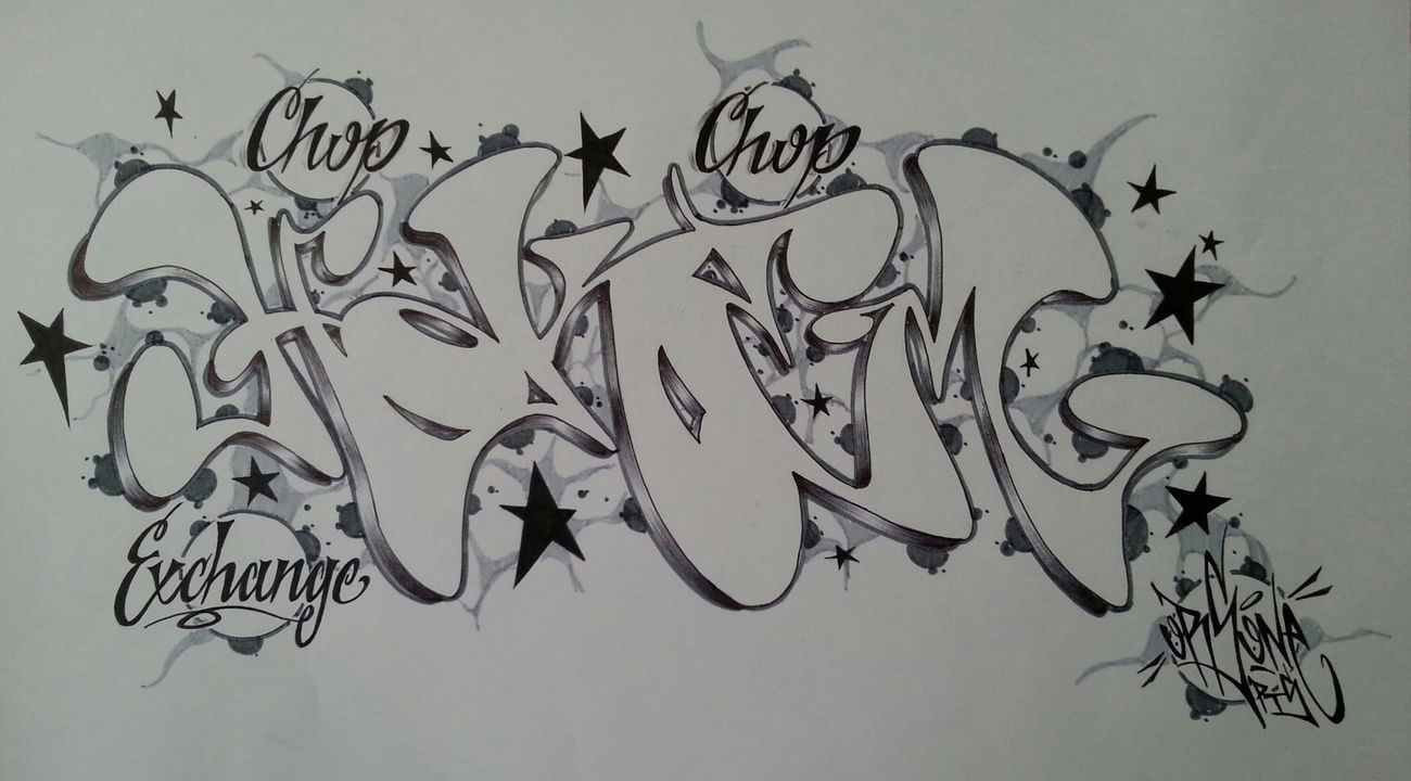 Graffiti Sketch - Photo by Orson (2015)