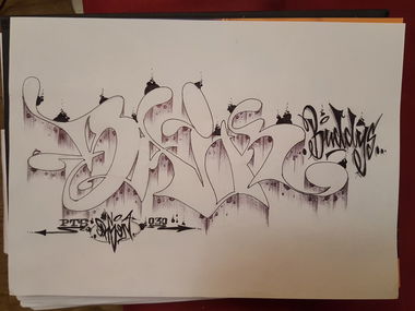 Graffiti Sketch - Photo by Orson (2016)